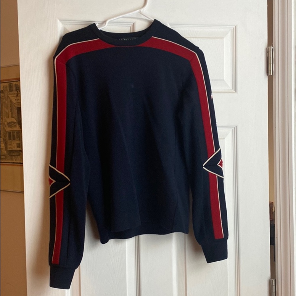 Ralph Lauren Designer woven wool crewneck